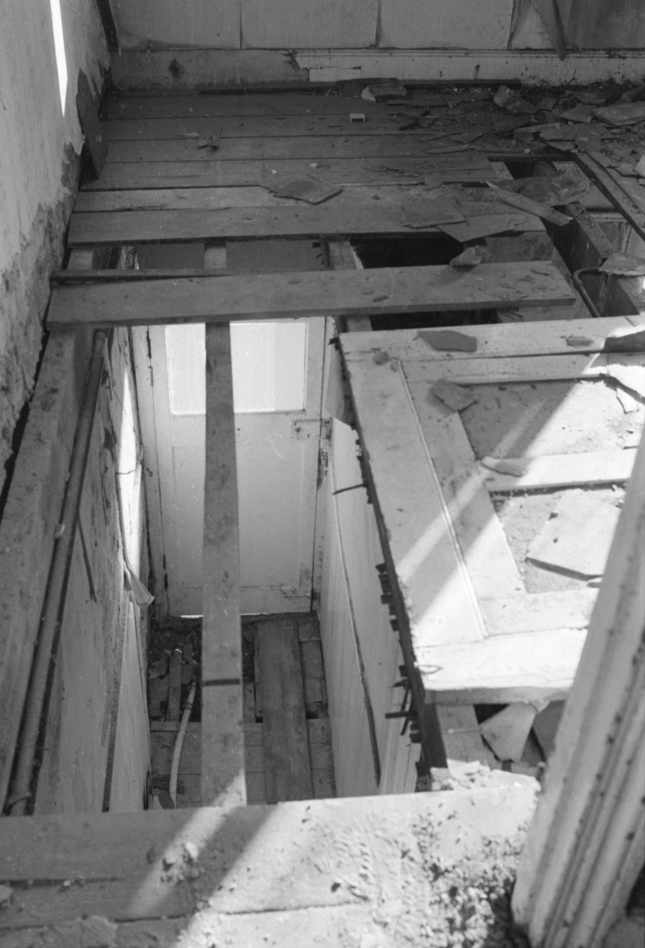 Missing floor boards
